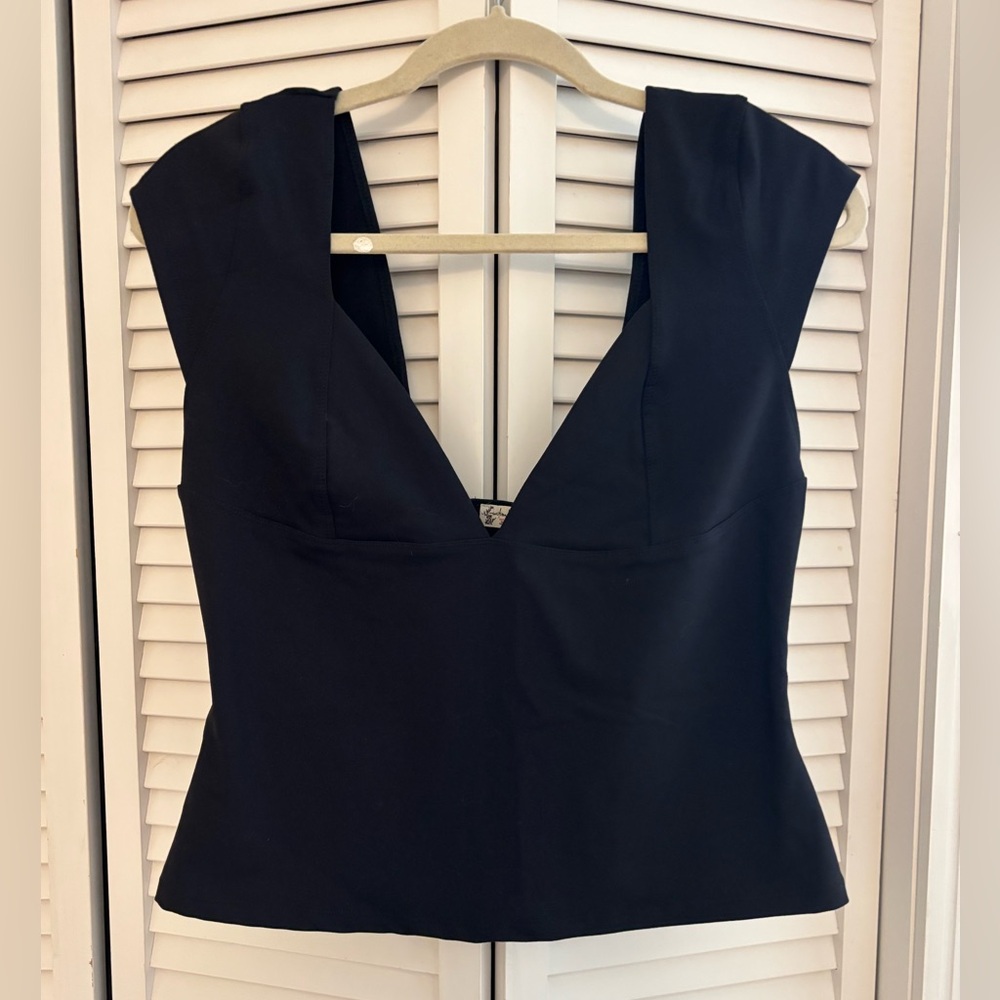 Free People Duo Corset Cami / Size XL / Black